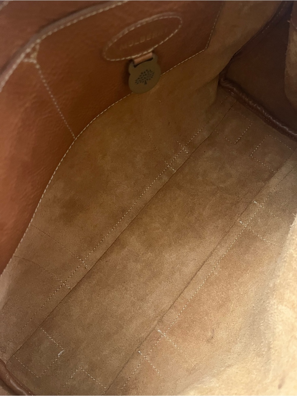 MULBERRY OAK NATURAL LEATHER BAYSWATER - Picture 14 of 16